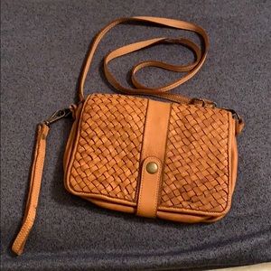 Viola Castellani brown woven bag